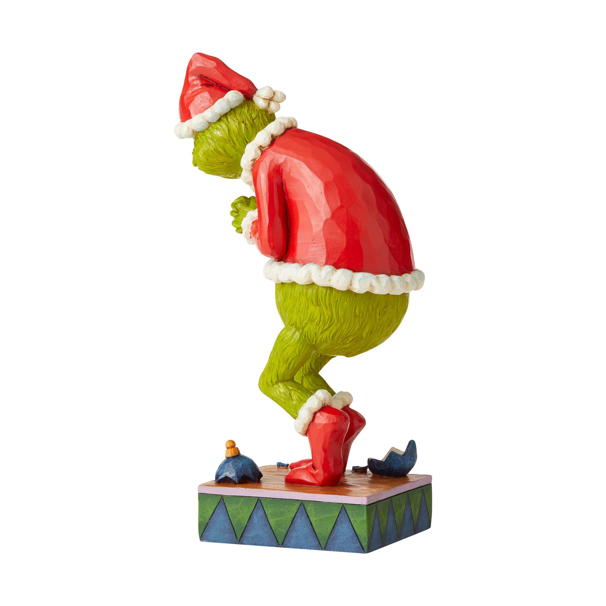 Enesco Enesco Jim Shore The Grinch Sneaky Figurine 8.15 Inch Multicolor Collectible Home Decor - View 4 of 5