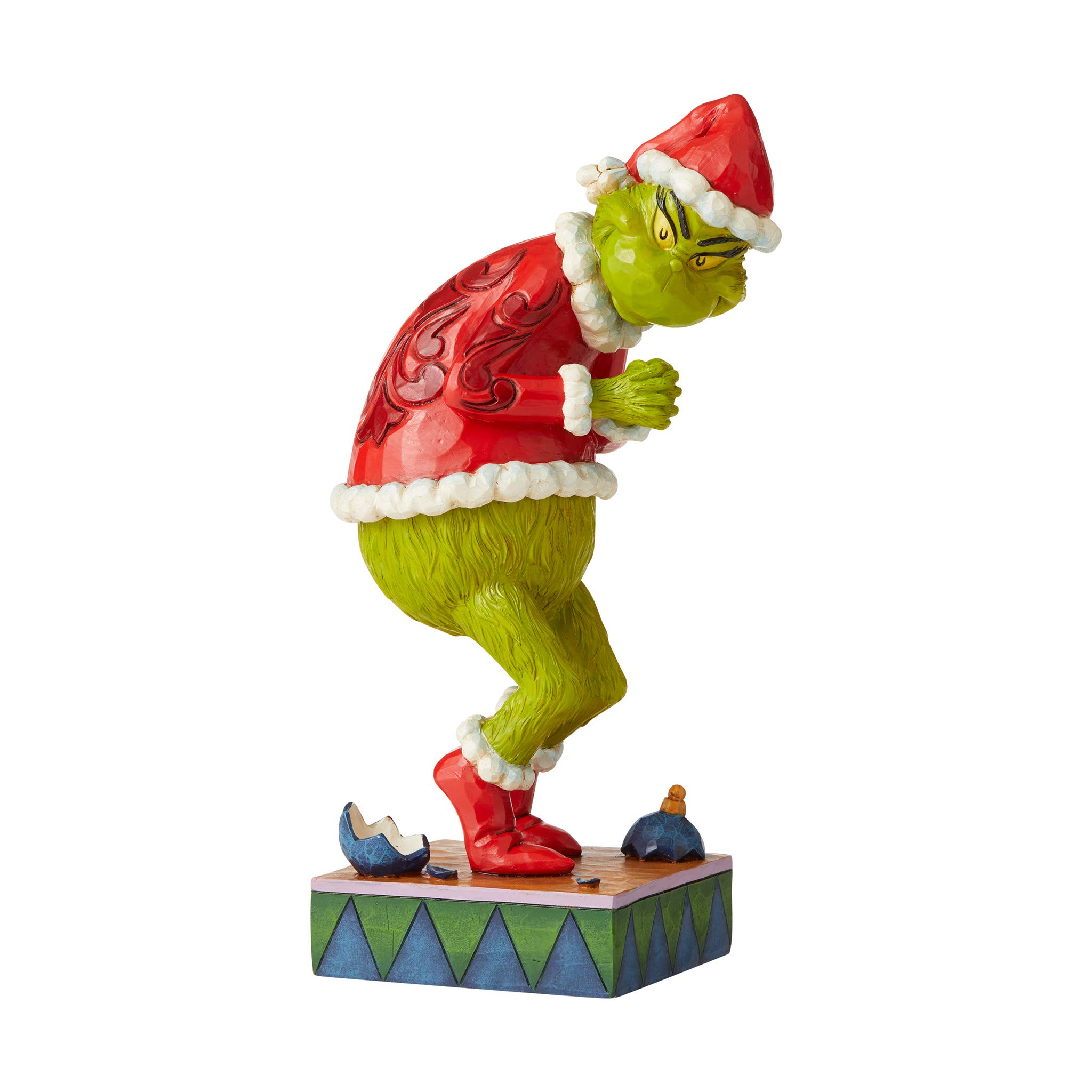 Enesco Jim Shore The Grinch Sneaky Figurine 8.15 Inch Multicolor Collectible Home Decor