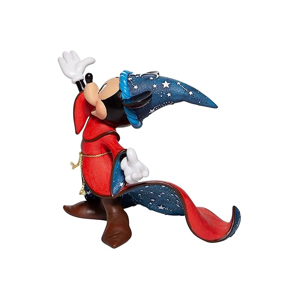 Enesco Enesco Disney Showcase Fantasia 80th Anniversary Sorcerer's Apprentice Mickey Mouse Figurine 8.74 Inch Multicolor - View 3 of 8