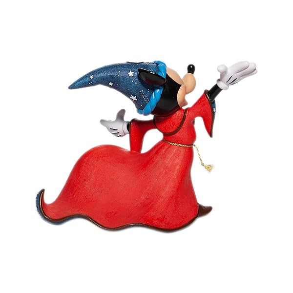 Enesco Enesco Disney Showcase Fantasia 80th Anniversary Sorcerer's Apprentice Mickey Mouse Figurine 8.74 Inch Multicolor - View 7 of 8