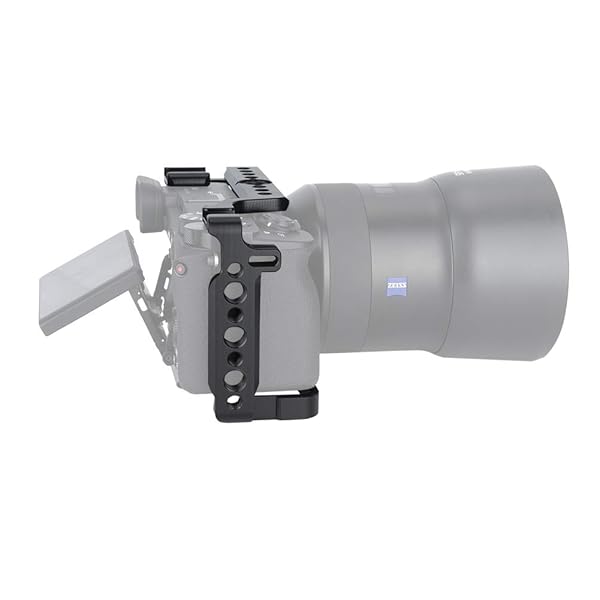 NICEYRIG Upgrade Your Sony A6600: NICEYRIG Cage with NATO Rails & Cold Shoe Mounts for Ultimate Filmmaking - View 8 of 10