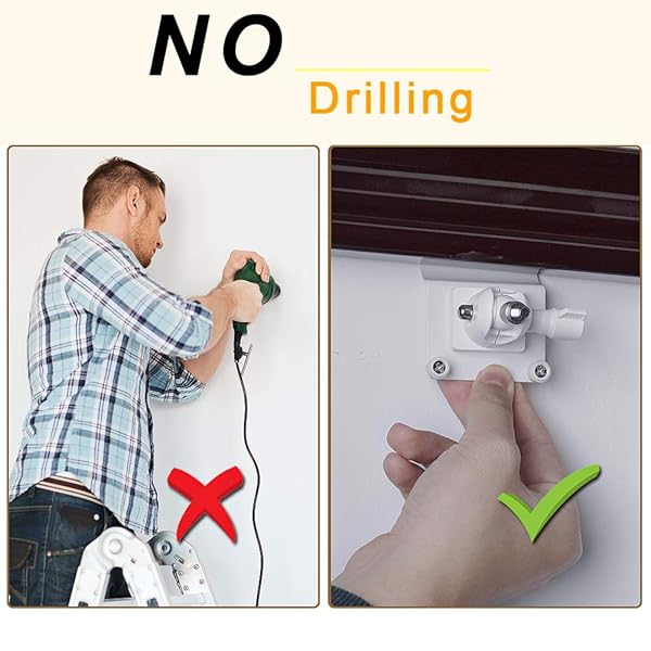 HOLACA HOLACA Vinyl Siding Clips for Arlo & Eufy Cameras - Weatherproof Mounting Hooks (2 Pack, White) - View 4 of 9