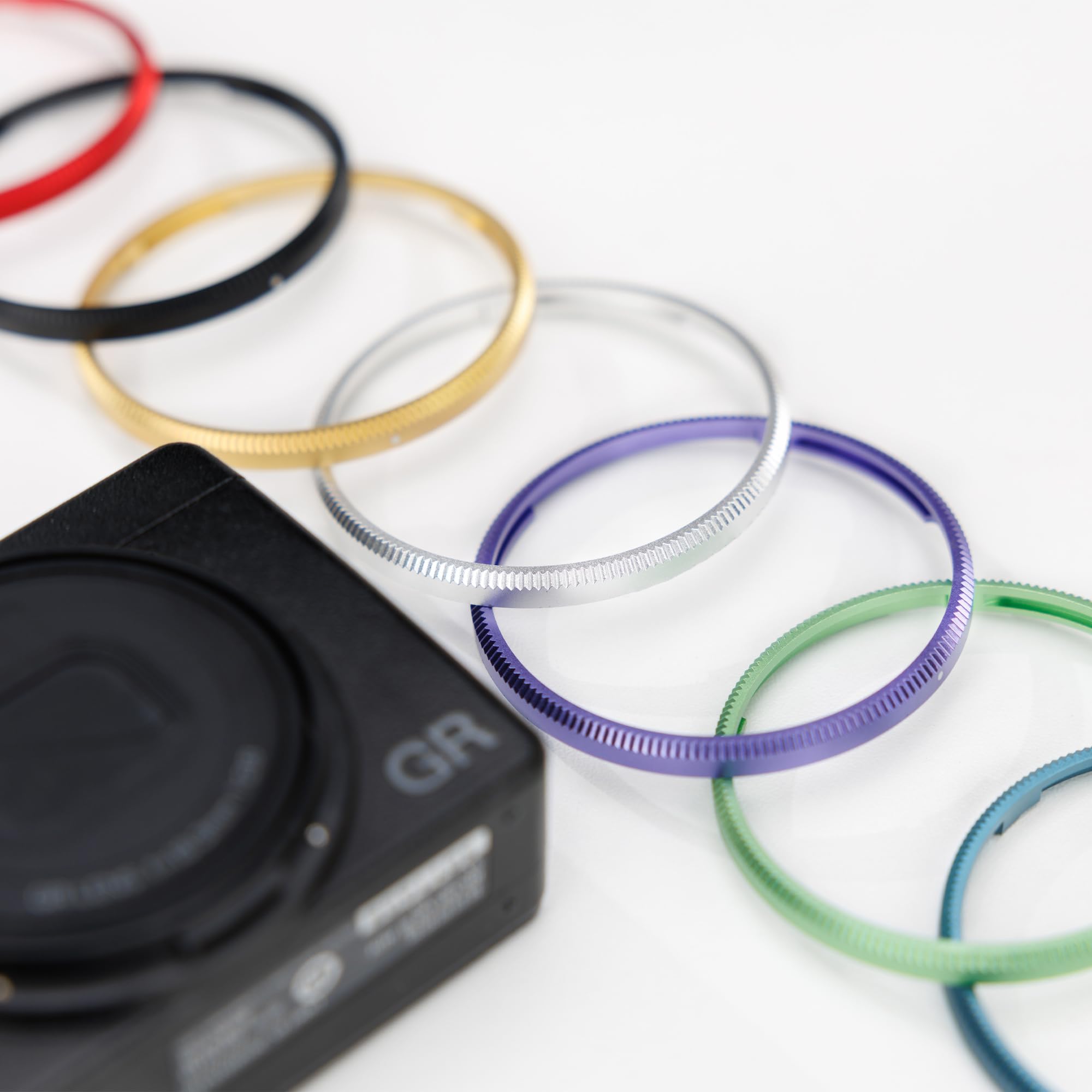 JJC JJC Metal Lens Decoration Ring Cap for Ricoh GR III HDF Accessories Red Replacement GN-1 Ring Cap - View 7 of 8