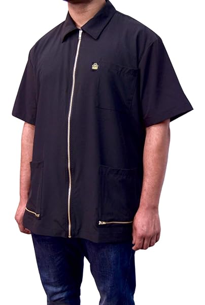 King Midas Empire King Midas Barber Jacket Small Black Stylish Durable and Comfortable for Professional Barbers - View 5 of 7