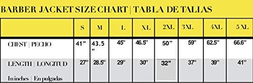 King Midas Empire King Midas Barber Jacket Small Black Stylish Durable and Comfortable for Professional Barbers - View 7 of 7