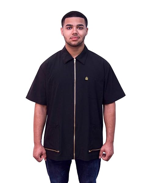 King Midas Barber Jacket Small Black Stylish Durable and Comfortable for Professional Barbers