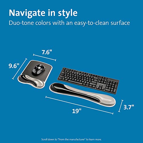 Kensington Kensington Duo Gel Mouse Pad with Wrist Rest for Comfort and Support in Office or Home Use - View 2 of 8