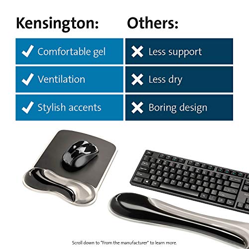 Kensington Kensington Duo Gel Mouse Pad with Wrist Rest for Comfort and Support in Office or Home Use - View 8 of 8
