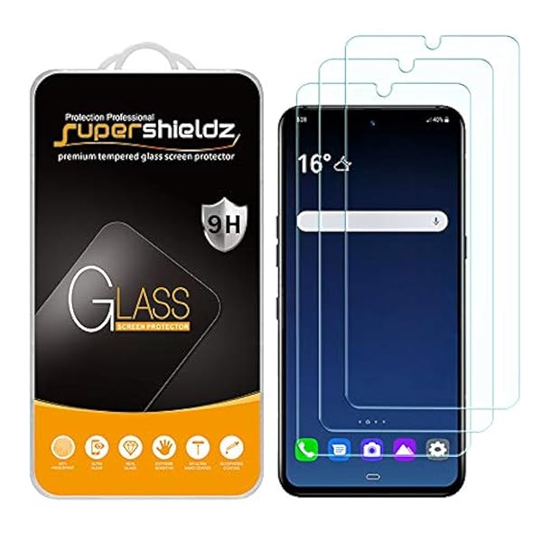 Supershieldz Supershieldz 3 Pack Tempered Glass Screen Protector for LG V60 ThinQ 5G Anti Scratch Bubble Free Not for Dual Screen