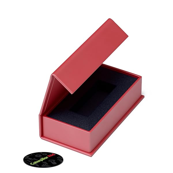 Caterpillar Red Magnetic USB Presentation Gift Boxes Set of 4 Red Ideal for Weddings Photography and Gifts Removable Flash Drive Storage Solution - View 4 of 8