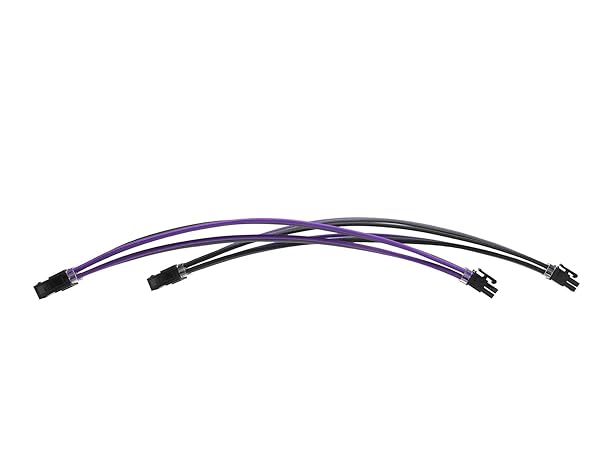 Formulamod Formulamod Sleeve Extension Power Supply Cable Kit 18AWG ATX 24P EPS 8P PCI-E8P Combs for PSU to Motherboard GPU Black Grey Purple - View 6 of 6