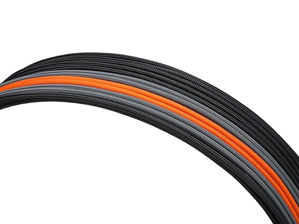 Formulamod FormulaMod Sleeve Extension Power Supply Cable Kit 18AWG ATX 24P EPS 8P PCI-E8P Combs for PSU to Motherboard GPU Black Orange Grey - View 5 of 6