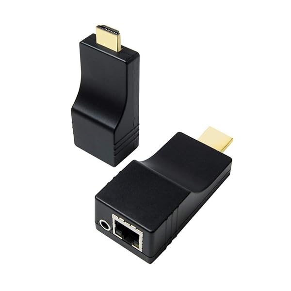 DDMALL DDMALL 4K HDMI Extender Over IP Kit - 500ft, Real 4K 30Hz, Plug & Play, Compact HDMI Transmitter & Receiver (HIP-20) - View 3 of 10