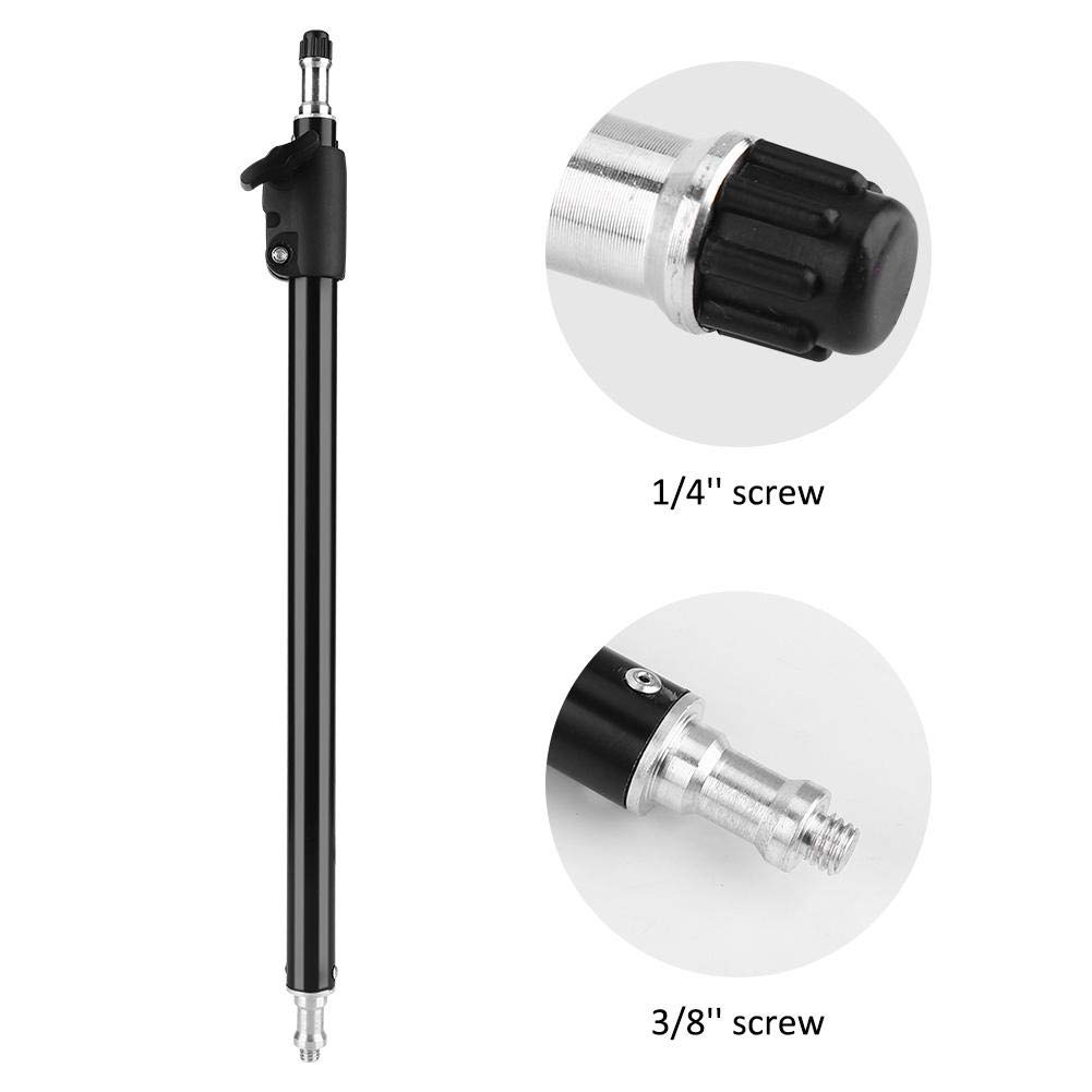 Diyeeni Photography Distance Rod Adjustable Back Light Stand Extension Pole 45CM to 74CM with Standard Screw for Light and Microphone Arm - View 4 of 7