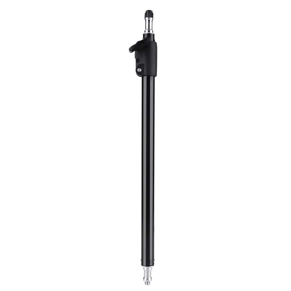 Photography Distance Rod Adjustable Back Light Stand Extension Pole 45CM to 74CM with Standard Screw for Light and Microphone Arm