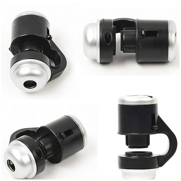 Hemobllo Hemobllo Cell Phone Camera Lens Clip on Microscope with LED Light for Enhanced Photography - View 2 of 9