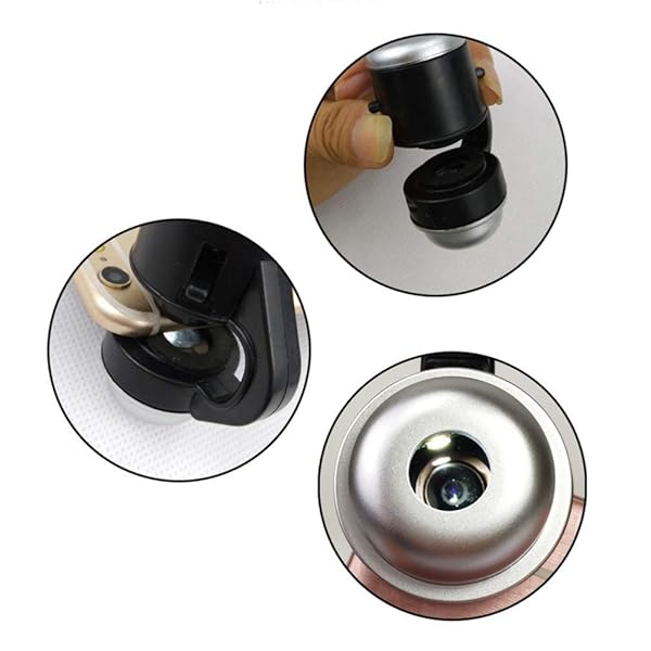 Hemobllo Hemobllo Cell Phone Camera Lens Clip on Microscope with LED Light for Enhanced Photography - View 4 of 9