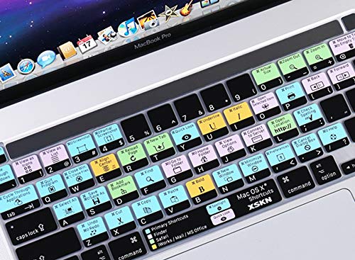 XSKN XSKN Mac OS X Silicone Keyboard Cover for 2019 MacBook Pro 16 A2141 and 13.3 A2338 M1 A2251 A2289 with Touch Bar - View 6 of 9