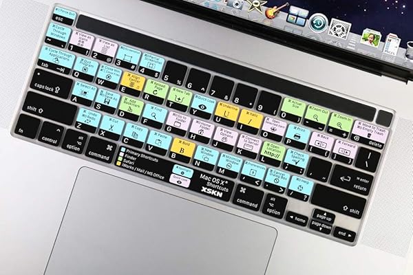 XSKN XSKN Mac OS X Silicone Keyboard Cover for 2019 MacBook Pro 16 A2141 and 13.3 A2338 M1 A2251 A2289 with Touch Bar - View 8 of 9