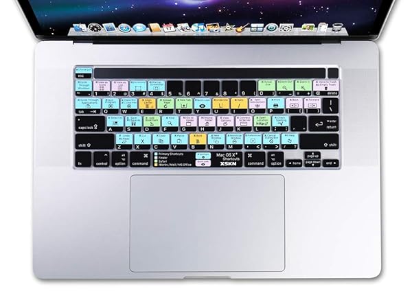 XSKN XSKN Mac OS X Silicone Keyboard Cover for 2019 MacBook Pro 16 A2141 and 13.3 A2338 M1 A2251 A2289 with Touch Bar - View 9 of 9
