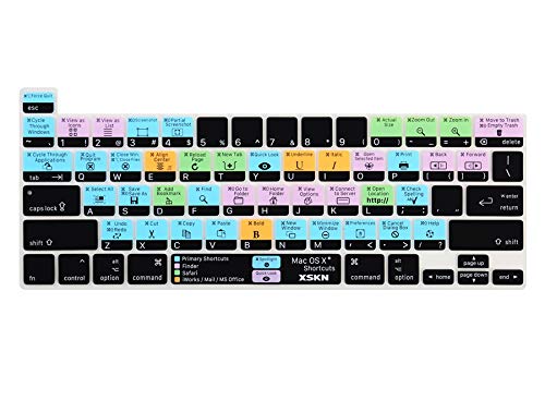 XSKN XSKN Mac OS X Silicone Keyboard Cover for 2019 MacBook Pro 16 A2141 and 13.3 A2338 M1 A2251 A2289 with Touch Bar - View 2 of 9