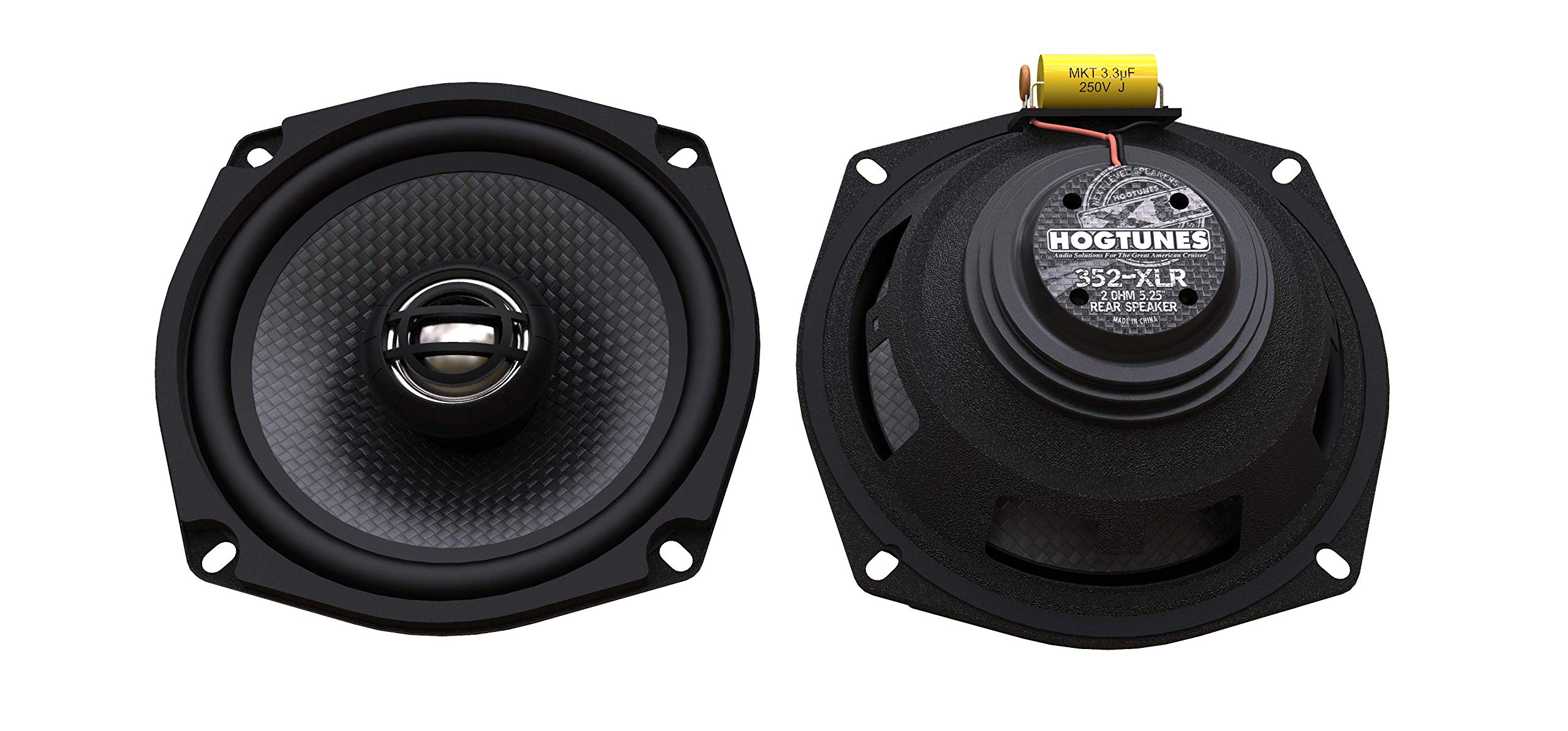 Hogtunes Hogtunes 352-XLR High Performance XL Series 5.25 Inch Rear Speakers for 1998-2013 Harley Davidson Motorcycles 2 Pack - View 6 of 6