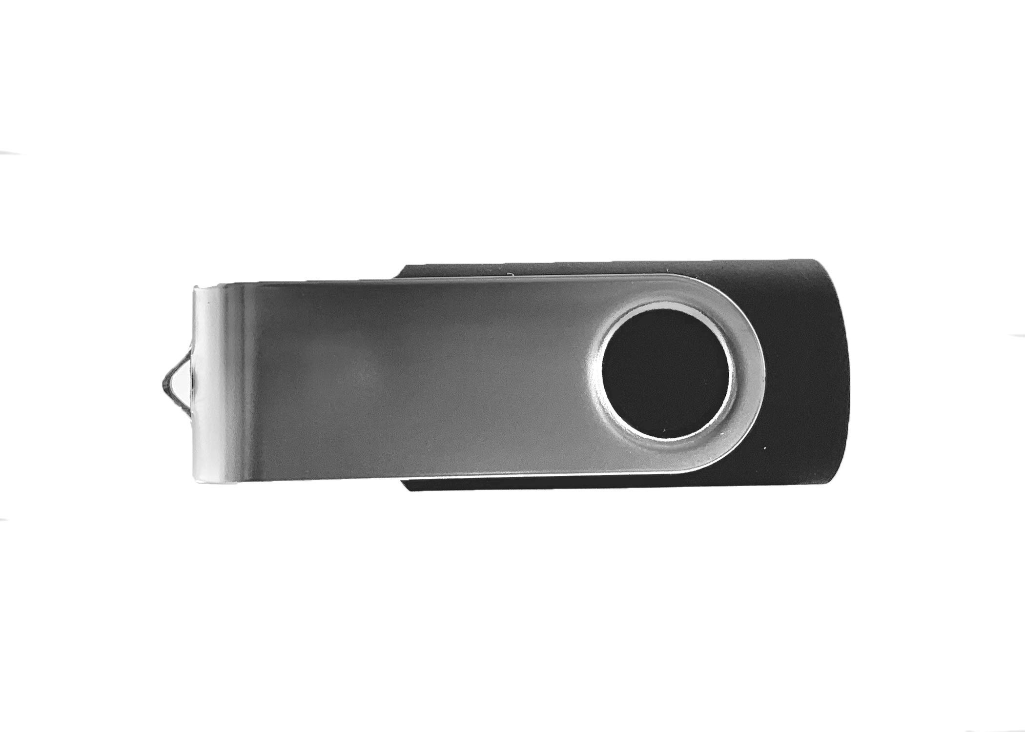 Everything But Stromboli 128GB Flash Drives 5 Pack Bulk Black USB 3.0 Memory Bundle with Lanyards and White Labels for Pendrive Flashdrive - View 4 of 7