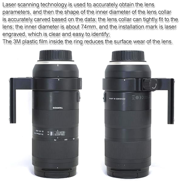 iShoot iShoot 74mm All-Metal Tripod Mount Ring for Tamron 70-210mm Lens - Arca-Swiss Quick Release for Nikon & Canon - View 9 of 10