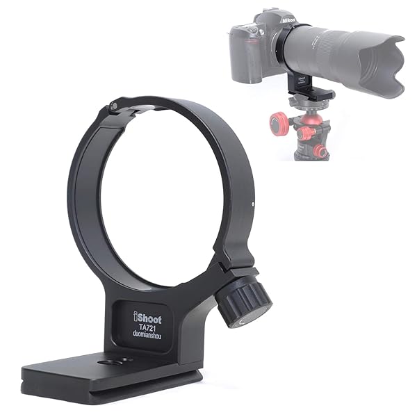 iShoot iShoot 74mm All-Metal Tripod Mount Ring for Tamron 70-210mm Lens - Arca-Swiss Quick Release for Nikon & Canon - View 2 of 10