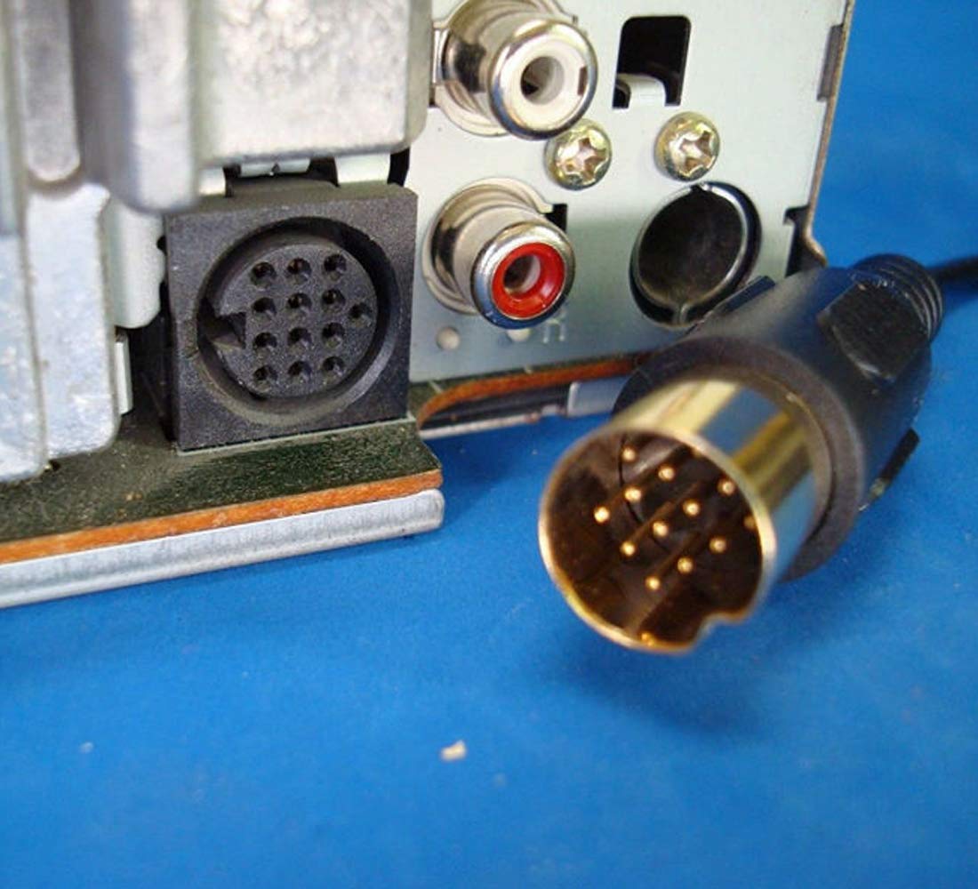 colorparts2016 Colorparts2016 Car Stereo Connector 3.5mm Male Aux Cable for Kenwood Head Unit 13 Pin Interface Radio CD Changer Port - View 7 of 7