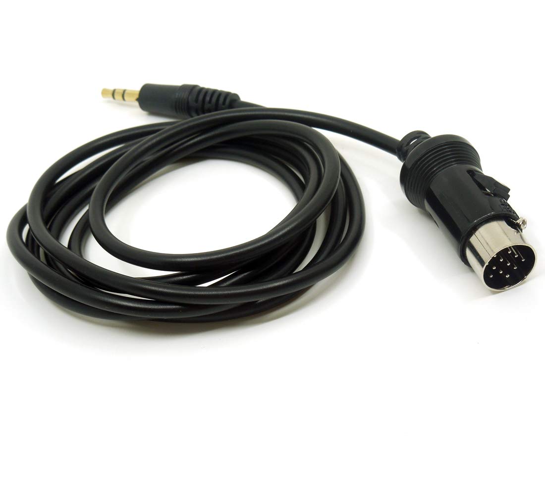 colorparts2016 Colorparts2016 Car Stereo Connector 3.5mm Male Aux Cable for Kenwood Head Unit 13 Pin Interface Radio CD Changer Port