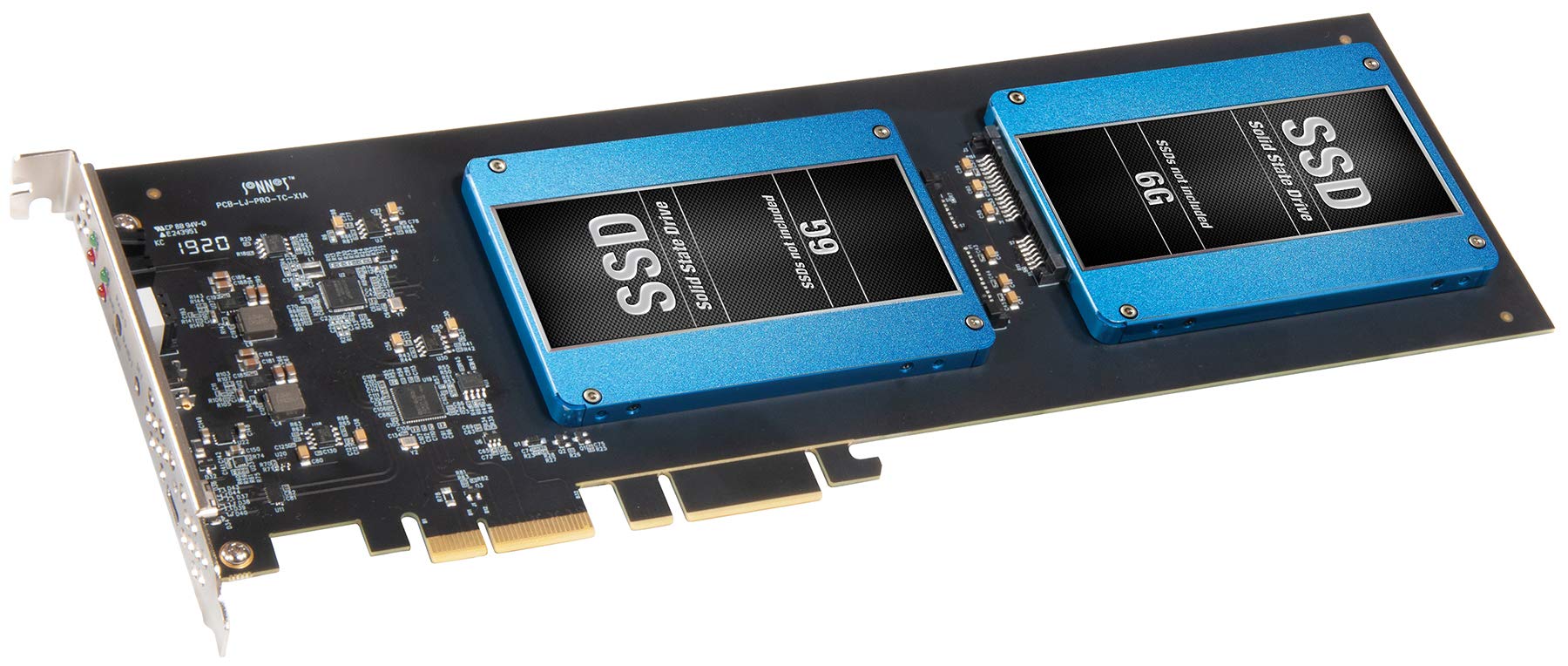 Sonnet SoNNeT Tempo 25 Inch SATA SSD RAID PCIe Card FUSSSD2RAIDE for High Speed Storage Solutions