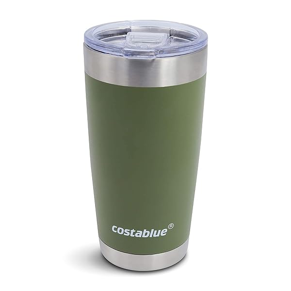 costablue costablue Travel Coffee Mug - 20 Oz. Stainless Steel Insulated Coffee Mug, Leak Proof Tumbler w/Dishwasher Safe Lid, Double Wall Travel Coffee Cup, Reusable Insulated Tumbler for Hot & Cold Beverages - View 4 of 10