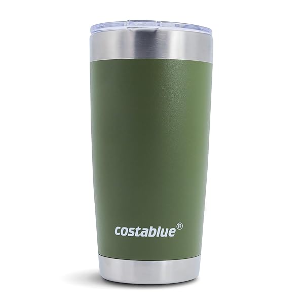 costablue costablue Travel Coffee Mug - 20 Oz. Stainless Steel Insulated Coffee Mug, Leak Proof Tumbler w/Dishwasher Safe Lid, Double Wall Travel Coffee Cup, Reusable Insulated Tumbler for Hot & Cold Beverages - View 2 of 10