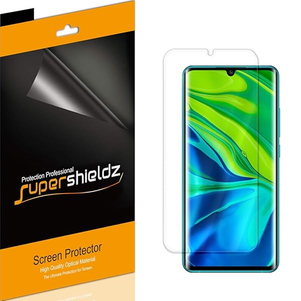 Supershieldz Supershieldz 2 Pack Screen Protector for Xiaomi Mi Note 10 and Mi Note 10 Pro Full Coverage High Definition Clear TPU Shield - View 2 of 3