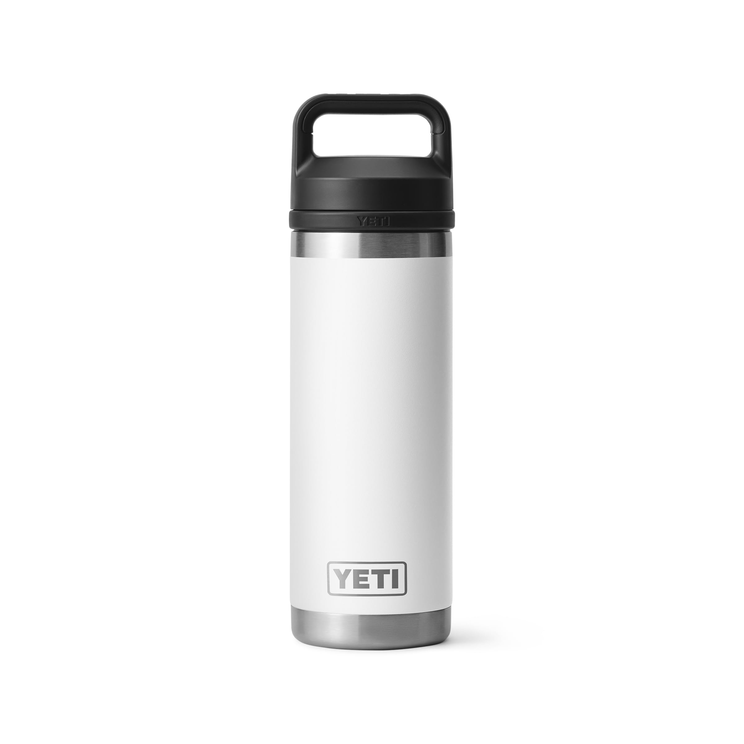 YETI Rambler 18 oz Bottle - Vacuum Insulated Stainless Steel with Chug Cap in White