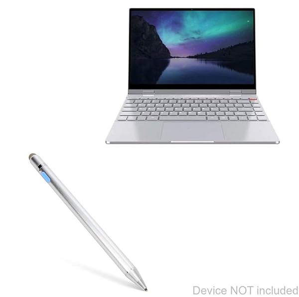 BoxWave BoxWave Stylus Pen for BMAX MaxBook Y13 AccuPoint Active Stylus with Ultra Fine Tip in Metallic Silver