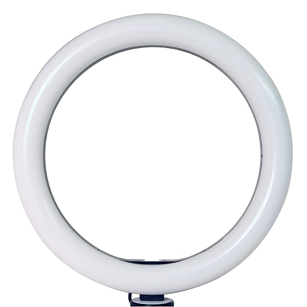 VidPro "Vidpro RL-10 LED Ring Light Kit: 10" USB Powered for Portraits, Makeup, Vlogs & YouTube - Adjustable Color Temperature" - View 5 of 6