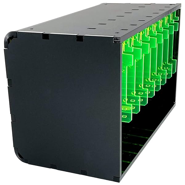 C4Labs Buy Cloudlet Cluster Case for Raspberry Pi 5/4/3 & SBCs - Stylish Black Lime Design