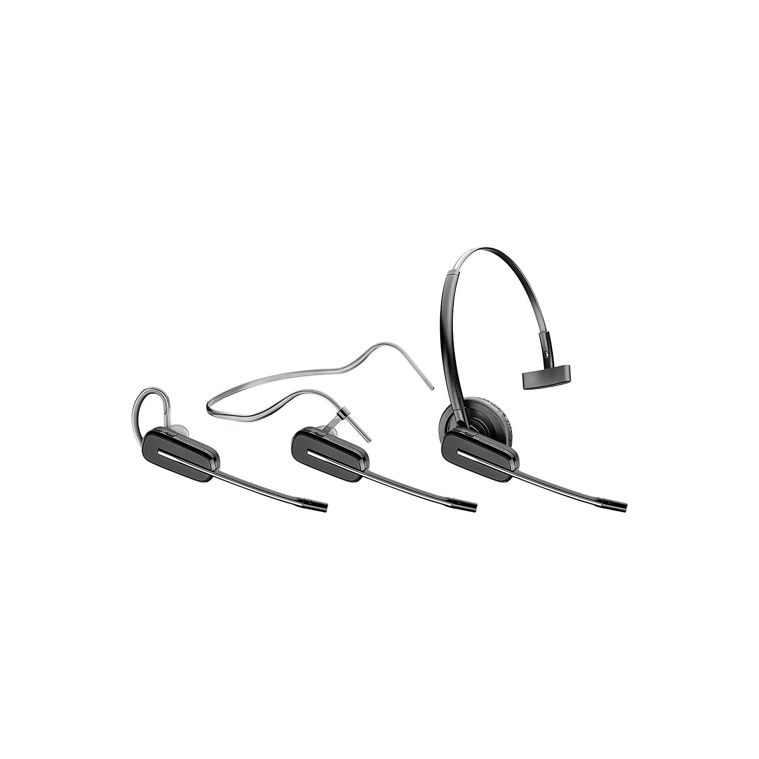 Plantronics Plantronics Savi 8240 Wireless DECT Mono Headset with Noise Cancelling Mic for Deskphone PC Mac Teams Zoom Convertible Design - View 2 of 2