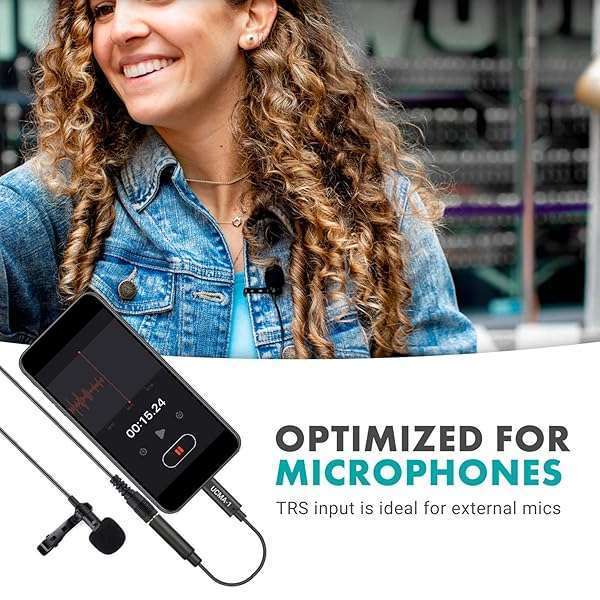 Movo Buy Movo UCMA-1 3.5mm TRS to USB-C Microphone Adapter for Samsung, Pixel, Moto, iPad Pro & More - View 4 of 8