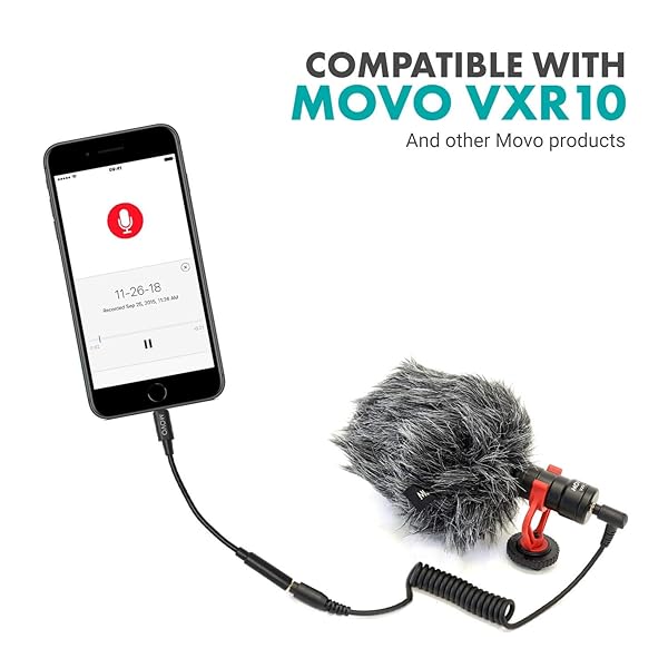 Movo Buy Movo IMA-1 TRRS Microphone Adapter for iPhone & iPad - Lightning Connector Dongle for Pro Audio - View 7 of 8