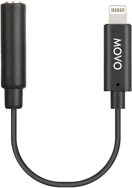Movo Buy Movo IMA-1 TRRS Microphone Adapter for iPhone & iPad - Lightning Connector Dongle for Pro Audio - View 2 of 8