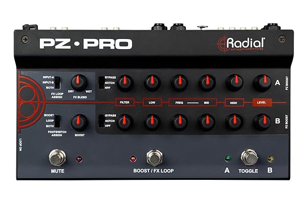 Radial Engineering Radial PZ-Pro 2-Channel Acoustic Preamp: Enhance Your Sound Quality Today! - View 2 of 10
