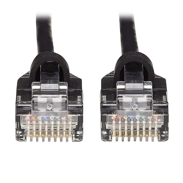 TRIPP LITE Tripp Lite Cat6a 10G Ethernet Cable 25ft - Snagless Slim UTP Network Patch Cable (RJ45) - Fast & Reliable Black Connection - View 3 of 5