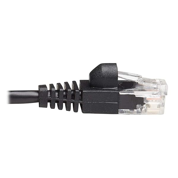 TRIPP LITE Tripp Lite Cat6a 10G Ethernet Cable 25ft - Snagless Slim UTP Network Patch Cable (RJ45) - Fast & Reliable Black Connection - View 4 of 5