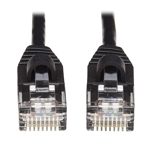 TRIPP LITE Tripp Lite Cat6a 10G Ethernet Cable 25ft - Snagless Slim UTP Network Patch Cable (RJ45) - Fast & Reliable Black Connection - View 2 of 5