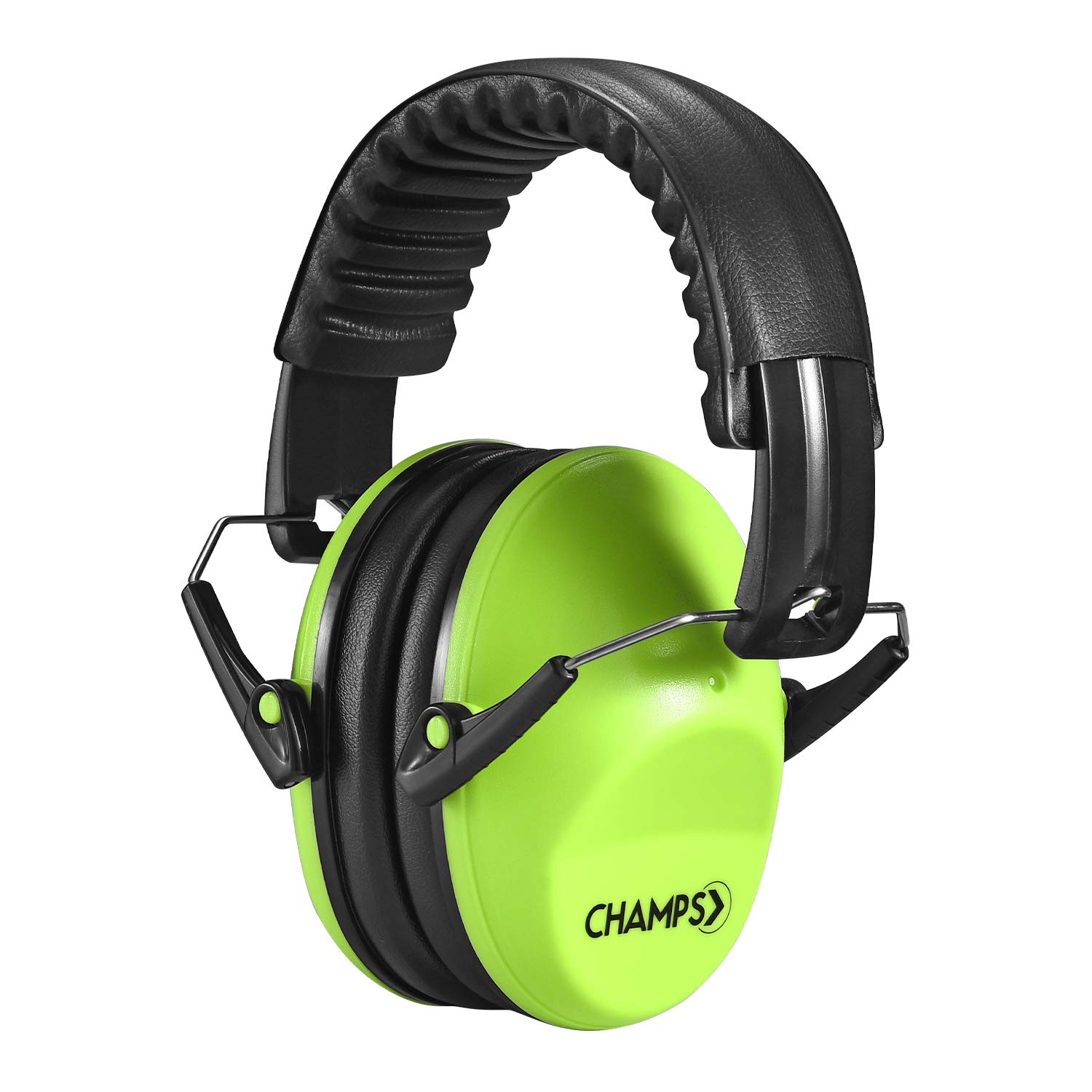 Champs CHAMPS Noise Reduction Ear Muffs for Kids and Toddlers NRR 25dB Hearing Protection for Air Shows Concerts Fireworks and Study Green