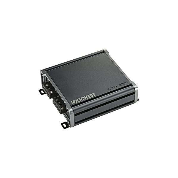 KICKER Powerful Kicker 46CXA4001 400W Mono Class D Subwoofer Amp - Enhance Your Sound System - View 5 of 10