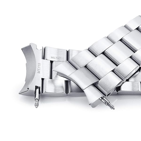MiLTAT MiLTAT Watch Band for Orient Kamasu RA-AA0004E19A RA-AA0001B19A RA-AA0002L19B 22mm Super-O Durable Replacement Strap - View 4 of 6